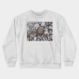 Pebbles on a beach Crewneck Sweatshirt